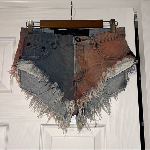 One Teaspoon Pants - One Teaspoon Multi Colored Shorts Size 6/24